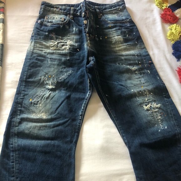 DSQUARED2 Distressed Jeans sz 40 (it) - Picture 1 of 9